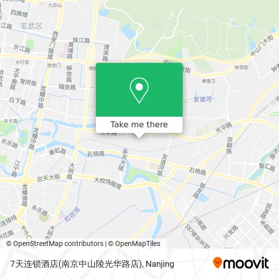 7天连锁酒店(南京中山陵光华路店) map