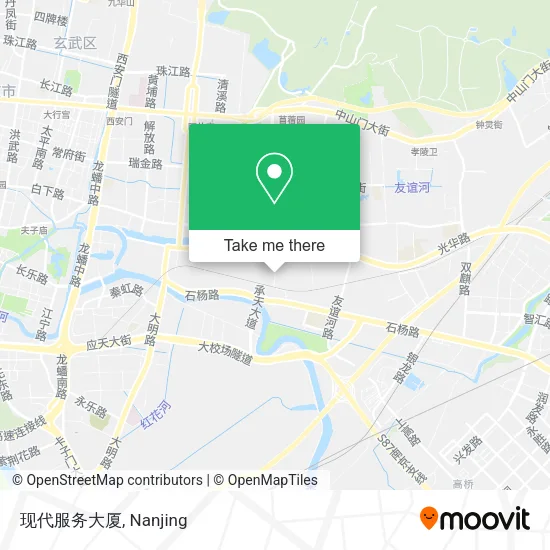 现代服务大厦 map