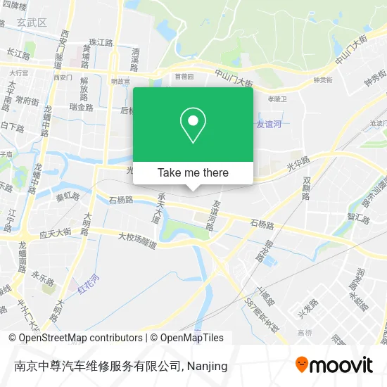 南京中尊汽车维修服务有限公司 map