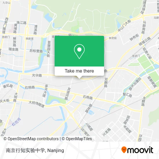 南京行知实验中学 map