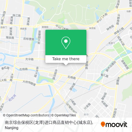 南京综合保税区(龙潭)进口商品直销中心(城东店) map