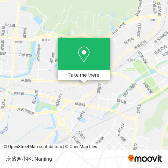 庆盛园小区 map