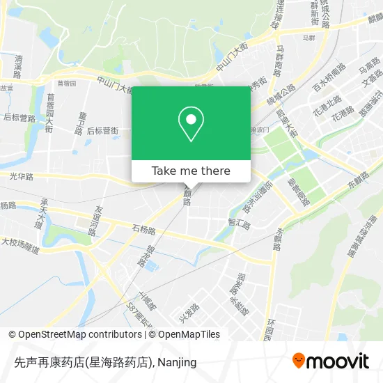 先声再康药店(星海路药店) map