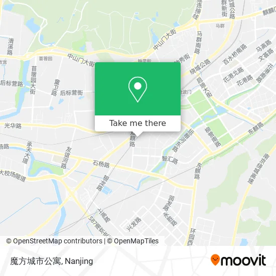 魔方城市公寓 map