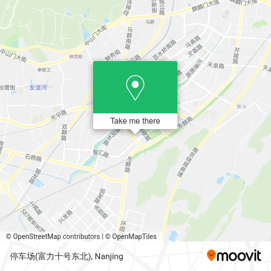 停车场(富力十号东北) map