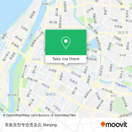 美集造型专业烫染店 map