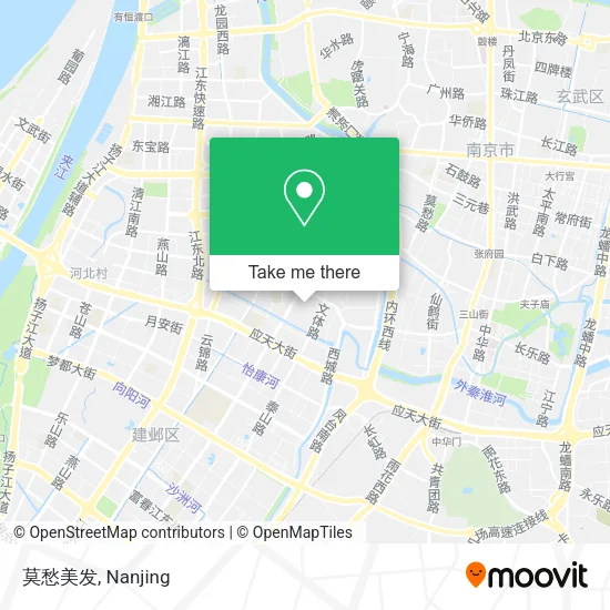 莫愁美发 map