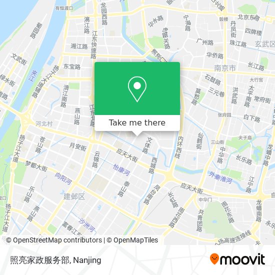 照亮家政服务部 map