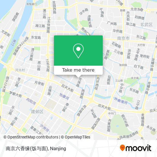 南京六香缘(饭与面) map