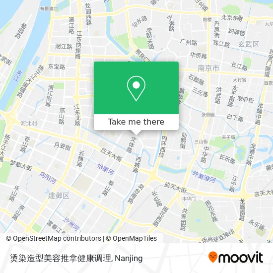 烫染造型美容推拿健康调理 map