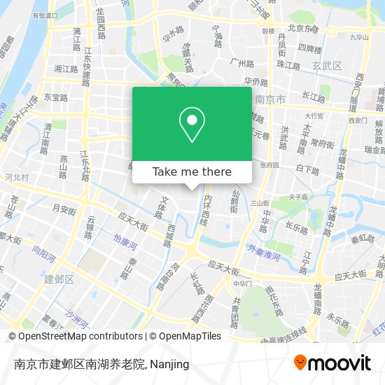 南京市建邺区南湖养老院 map