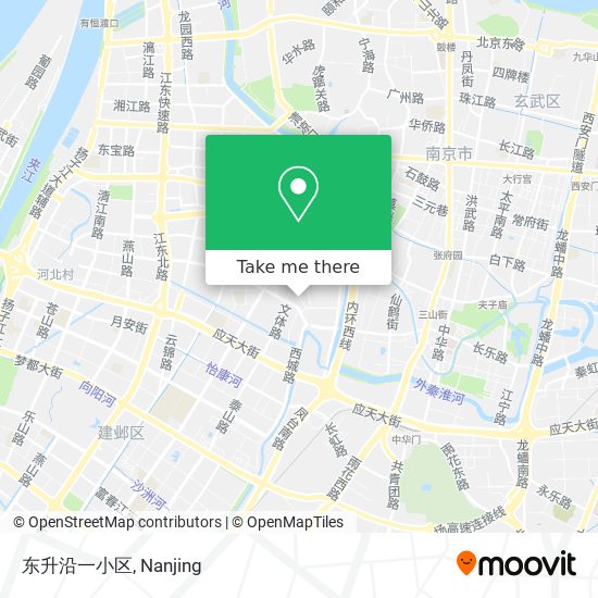 东升沿一小区 map