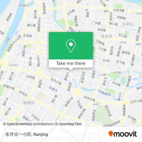 东升沿一小区 map