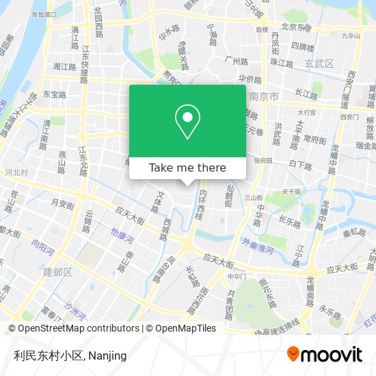利民东村小区 map