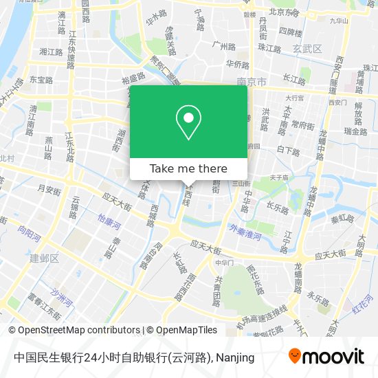 中国民生银行24小时自助银行(云河路) map