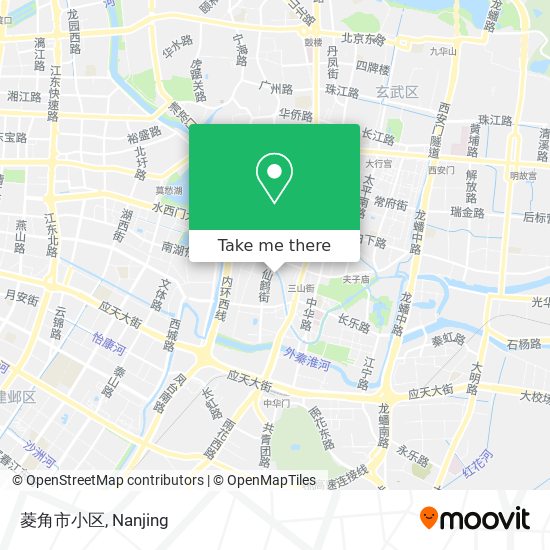 菱角市小区 map