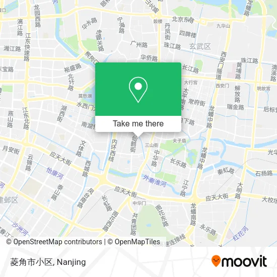 菱角市小区 map