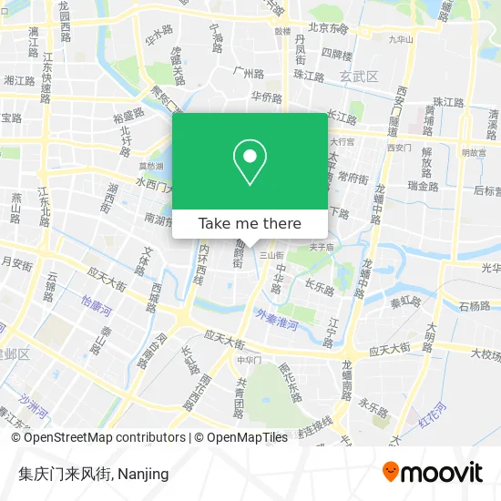 集庆门来风街 map