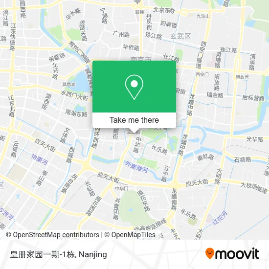 皇册家园一期-1栋 map