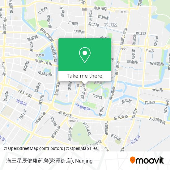 海王星辰健康药房(彩霞街店) map