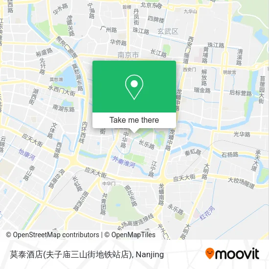 莫泰酒店(夫子庙三山街地铁站店) map