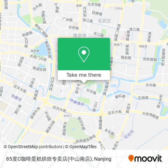 85度C咖啡蛋糕烘焙专卖店(中山南店) map