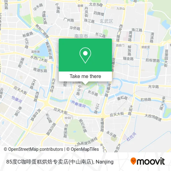 85度C咖啡蛋糕烘焙专卖店(中山南店) map