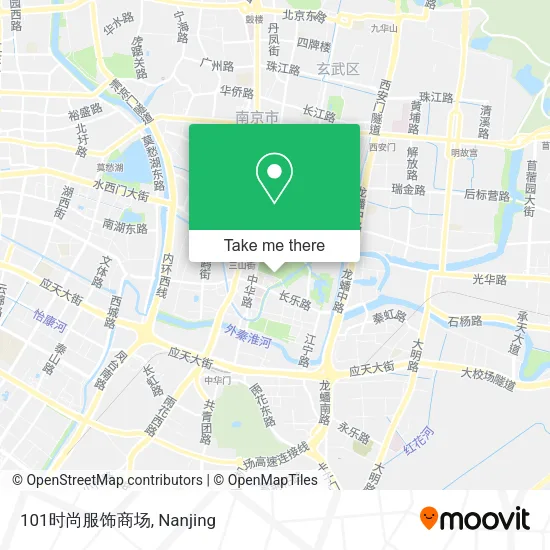101时尚服饰商场 map