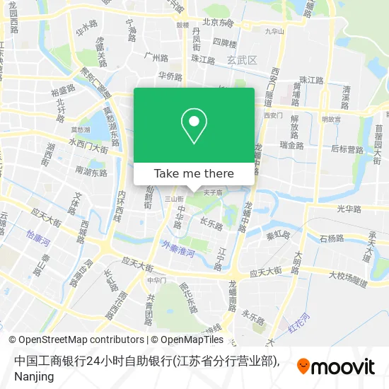 中国工商银行24小时自助银行(江苏省分行营业部) map
