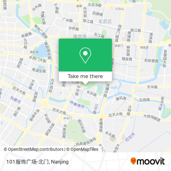 101服饰广场-北门 map