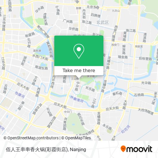佰人王串串香火锅(彩霞街店) map