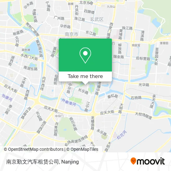 南京勤文汽车租赁公司 map