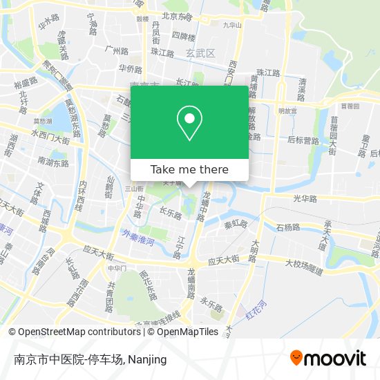 南京市中医院-停车场 map