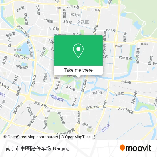 南京市中医院-停车场 map
