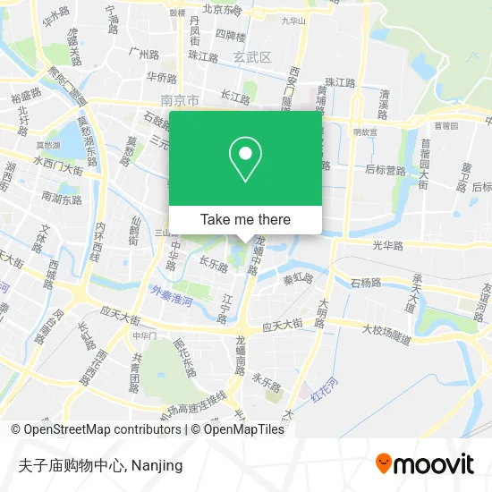 夫子庙购物中心 map
