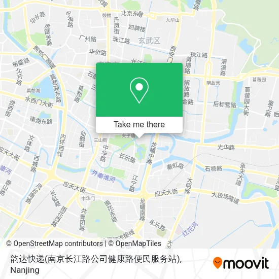 韵达快递(南京长江路公司健康路便民服务站) map