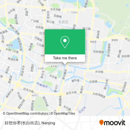 好想你枣(长白街店) map