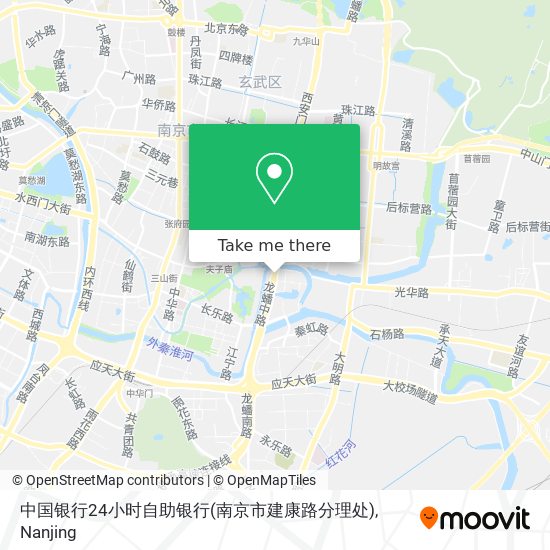中国银行24小时自助银行(南京市建康路分理处) map
