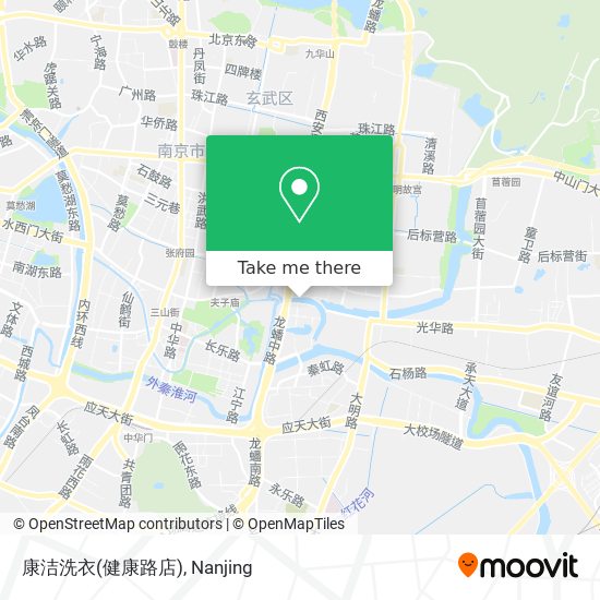 康洁洗衣(健康路店) map