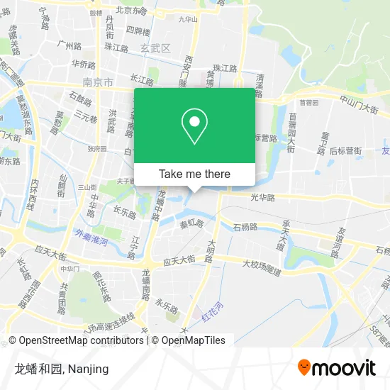 龙蟠和园 map