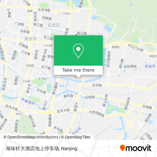 海味轩大酒店地上停车场 map