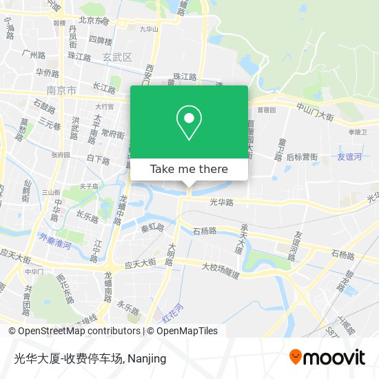 光华大厦-收费停车场 map