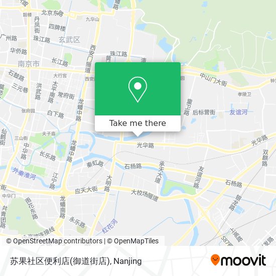 苏果社区便利店(御道街店) map