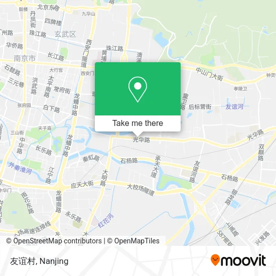 友谊村 map
