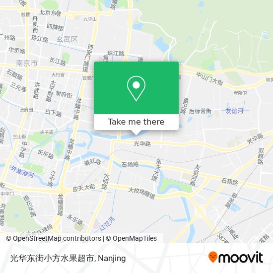 光华东街小方水果超市 map