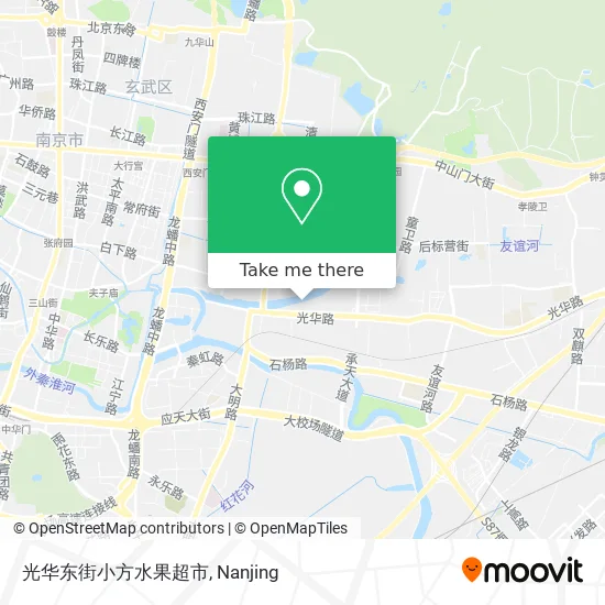 光华东街小方水果超市 map