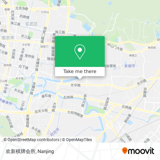 欢新棋牌会所 map