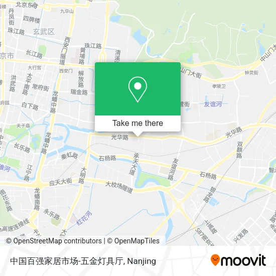 中国百强家居市场-五金灯具厅 map