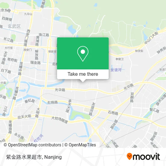 紫金路水果超市 map