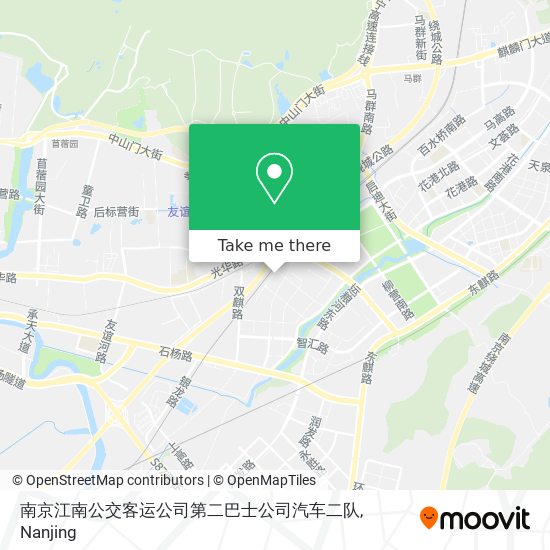 南京江南公交客运公司第二巴士公司汽车二队 map